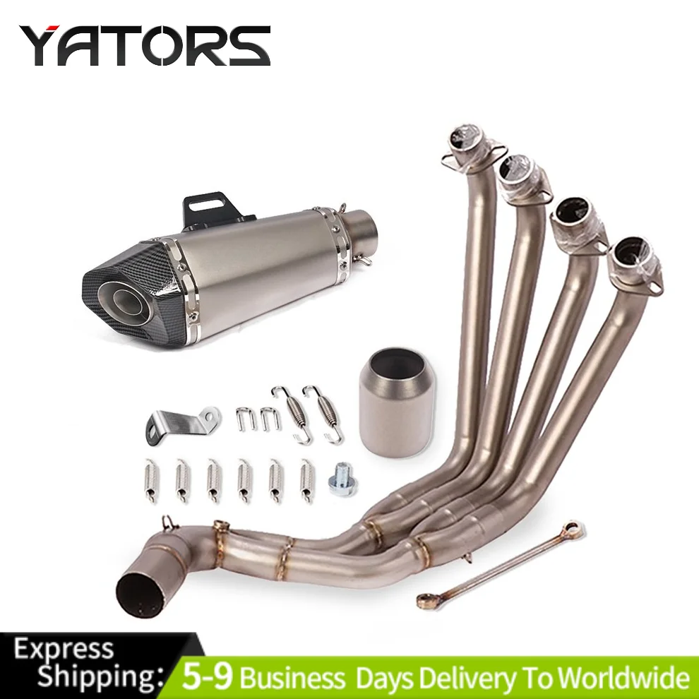 

Full System Exhaust Header Pipe Mufflers For Honda CBR650F/R CBR650R/F 2014-2024 Exhausts Pipes