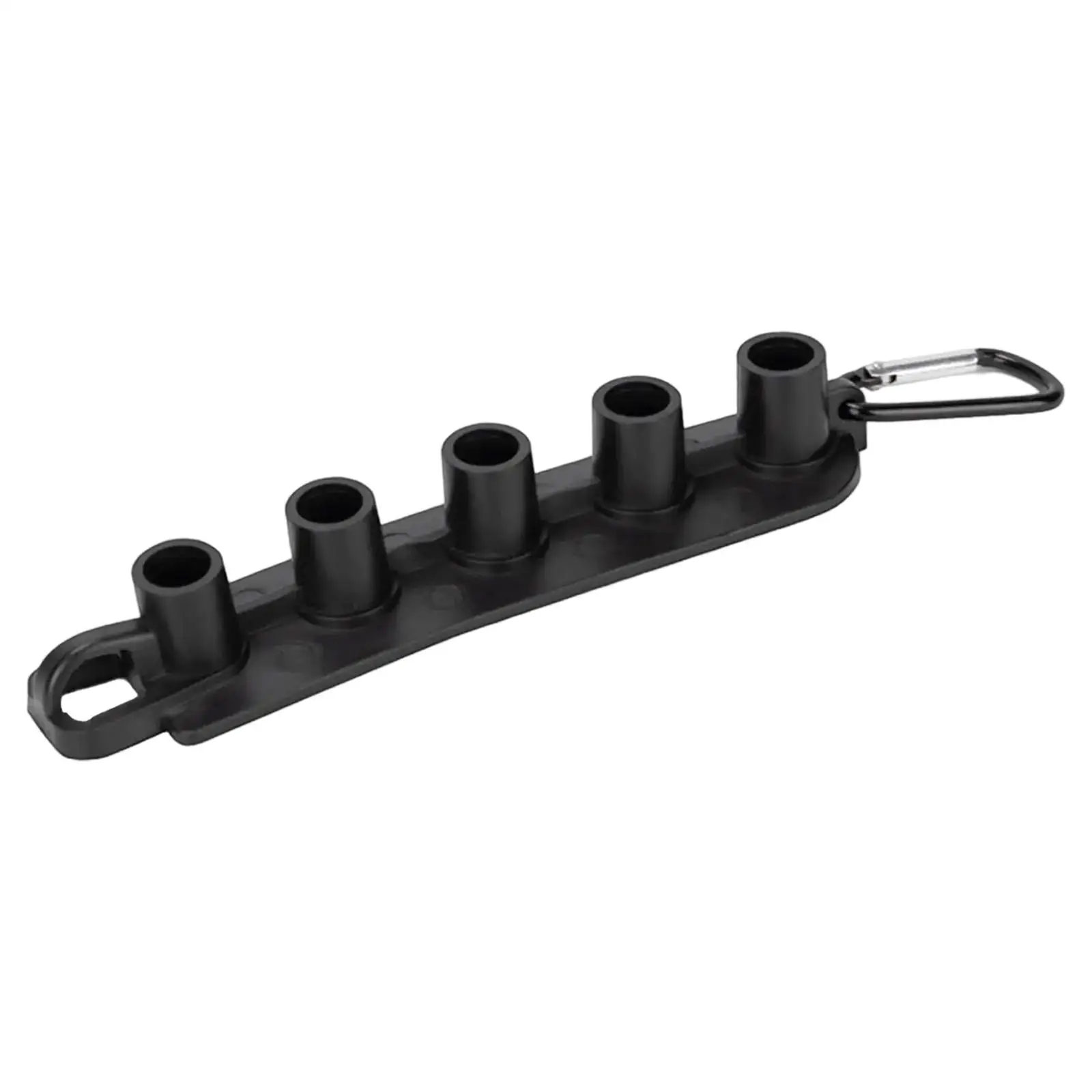 Washer Nozzle Holder Rubber Tip Organizer Portable Storage Rack with Hanging Clip for Portable Pressure Washer Use
