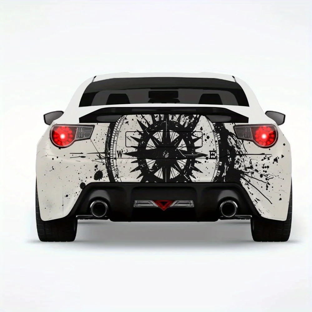 

Мистический компас, художественная автомобильная наклейка, автомобильные виниловые обертки для украшения и защиты - водонепроницаемая самоклеящаяся виниловая наклейка