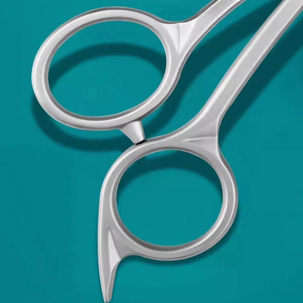 Tijeras recortadoras de cejas de acero inoxidable, herramienta de aseo de precisión para hombres y mujeres, cuchillo sin esfuerzo, herramienta de afeitadora de depilación, 1 ud.