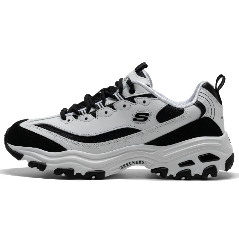 

Спортивная обувь серии Skechers D'Lites, легкая амортизирующая мужская обувь, повседневная уличная дорожная обувь для отдыха 52675-Wbk