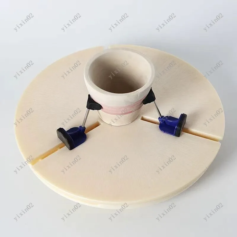 

Инструмент для обрезки керамики: центрирующая клипса из АБС-пластика для формовки ваз и чаш