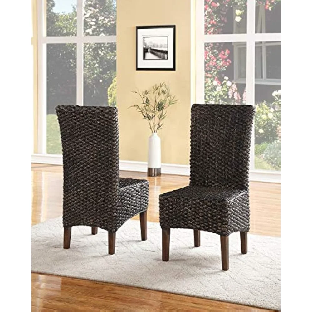 Meadow Wicker Dining Chair, Set of Two