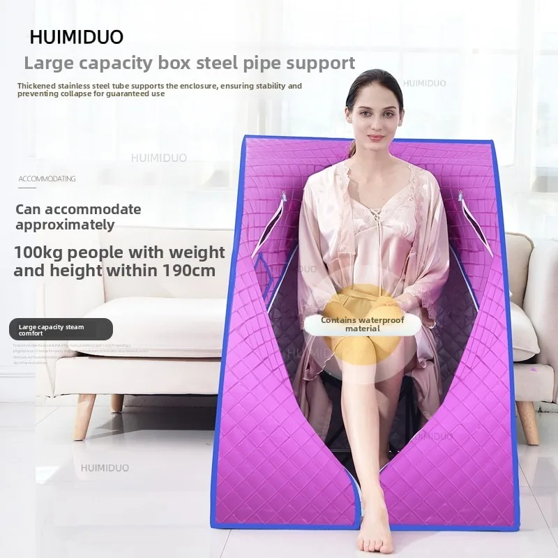 Steam Box Household Full Body Sweat Bath Box Family Sauna Steam Bag Fumigator Bucket Single