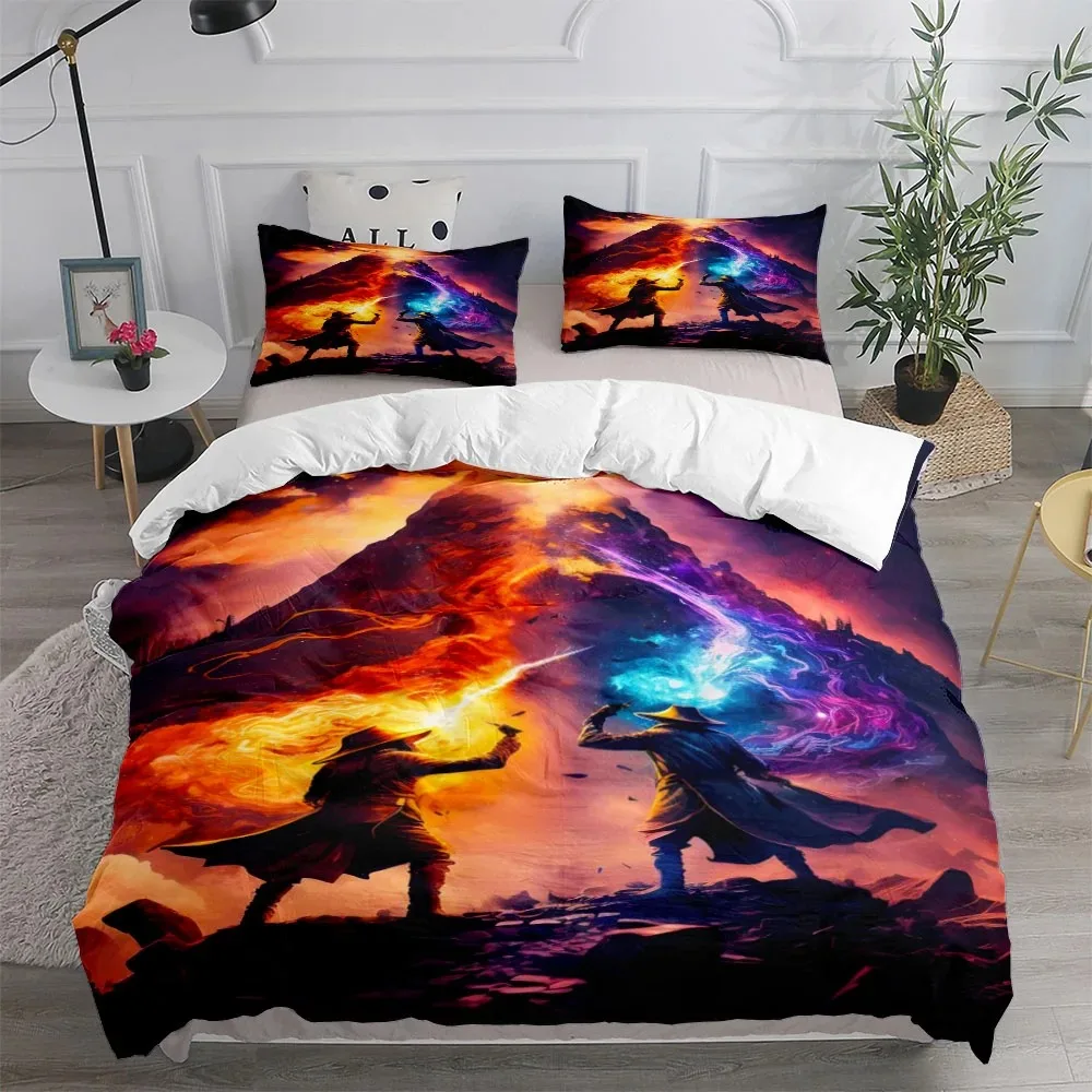 

Sword Art Duvet Cover Set UK Single Double King US Twin Full Queen Size Anime Bed Linen Set