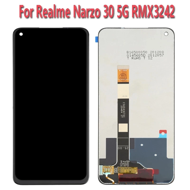 

Original 6.5" For Realme Narzo 30 5G RMX3242 LCD Display Touch Screen Replacement Digitizer Assembly