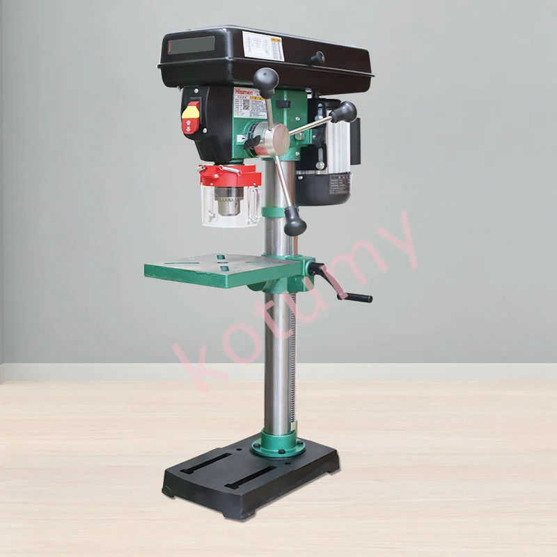 8 Inch Pure Copper Wire Speed Control Bench Drill Drilling Machine 50mm Desktop Drill Woodworking Bench Drill 220V/50HZ