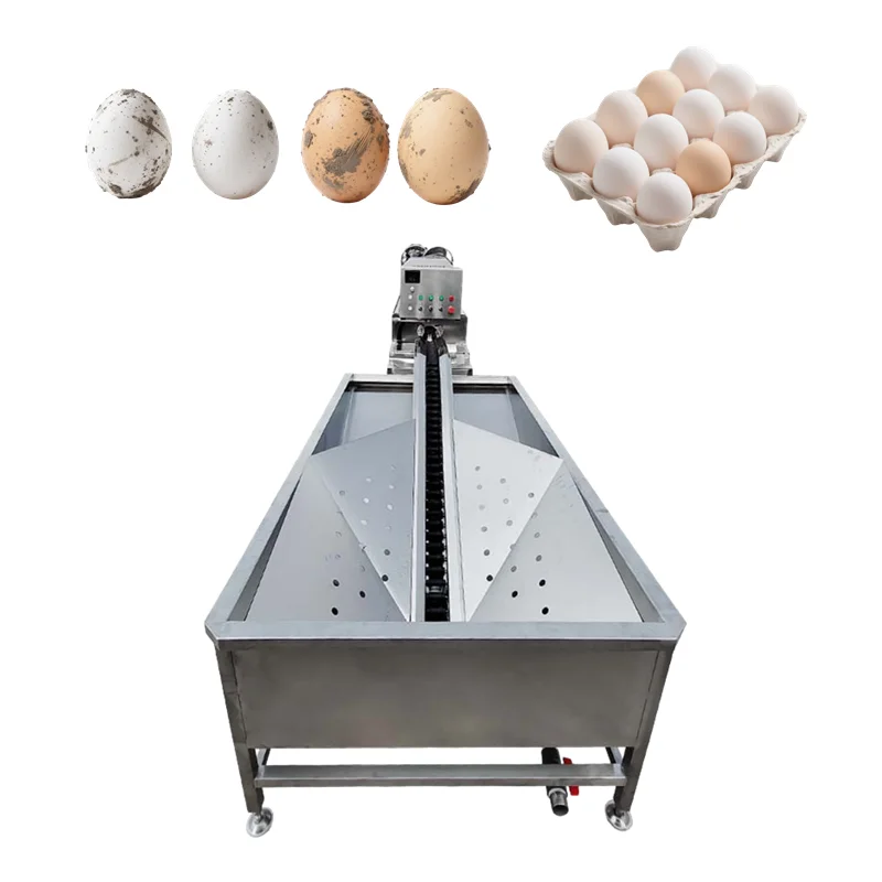 

Industrial High Efficient Goose/duck/chicken Eggs Washing and Drying Processing Line Automatic Egg Washing Machine