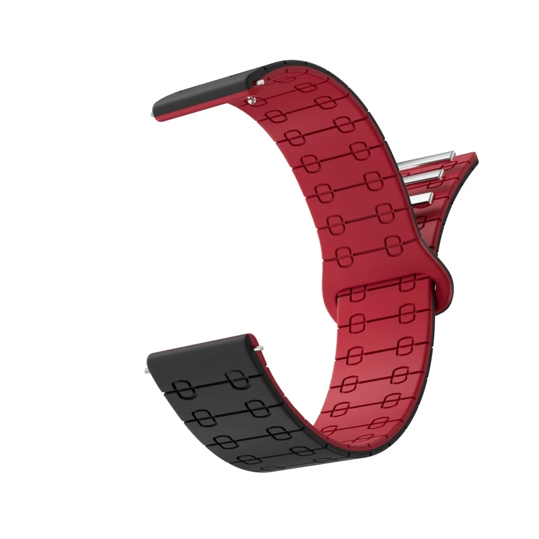 Pulseira magnética para xiaomi relógio s4 s3 s2 s1 pro ativo esporte pulseira de silicone para xiaomi mi relógio cor 2 miwatch 2 pro pulseira