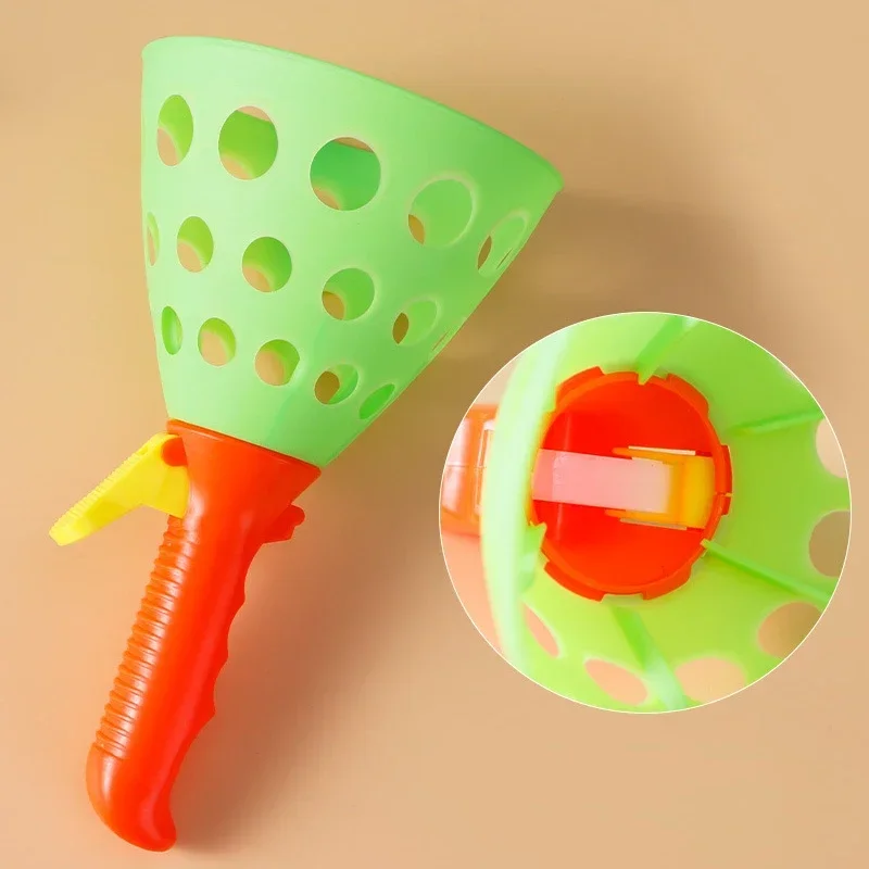 Un par de juguetes deportivos de plástico para niños, pelota de catapulta doble, pelotas de lanzamiento para padres e hijos, juguete interactivo, juego de guardería al aire libre