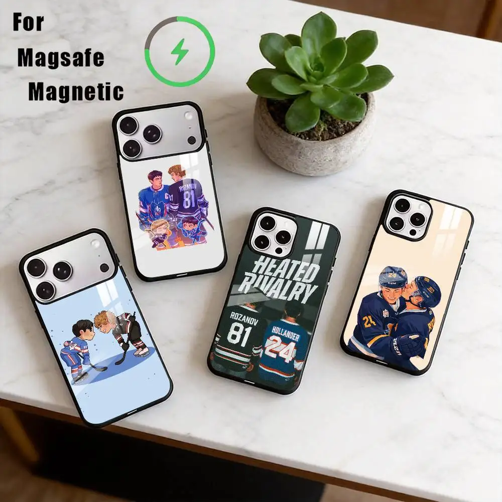 

M-Montreal Canadiens Phone Case For iPhone17,16,15,14,13,12,11 Plus,Pro Magnetic For Magsafe Wireless Charging
