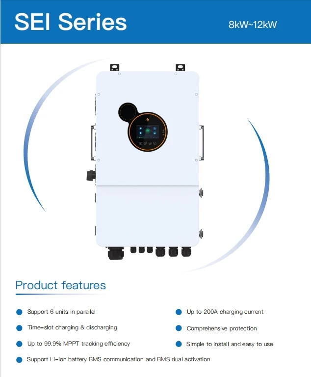 Mesin Inverter PV Surya dan Off-grid SOURI SRNE SEI- (8-12) K-UP Standar Amerika