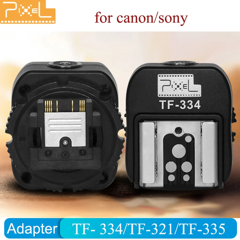 Pixel TF-334 Hot Shoe Adapter For Converting Sony Mi A7 A7S A7SII A7R A7RII A7II Camera To Canon Nikon Camera Controller Cord