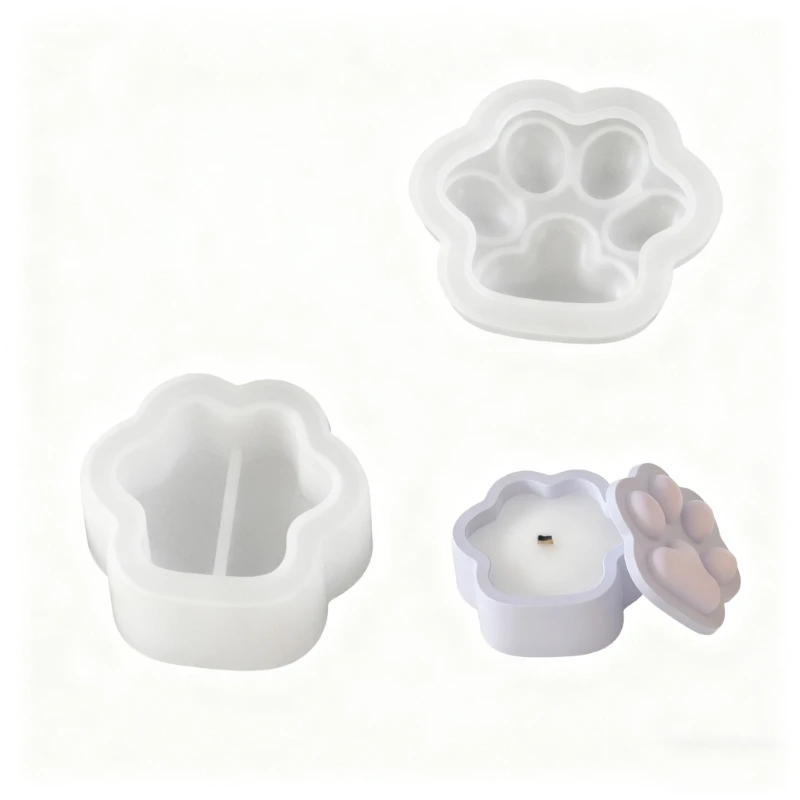 Unguis Stacking Music Storage Box with Lid Silicone Mold Handsewn Resin Gypsum Cup Dropping Pendant