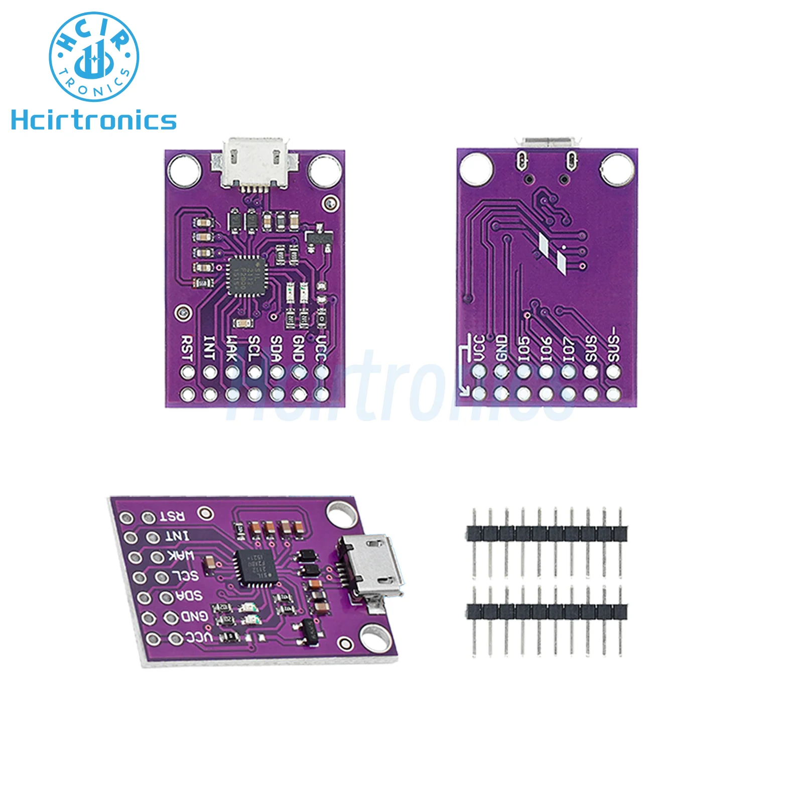 MCU-2112 CP2112 Evaluation for CCS811 Debug Board USB to I2C Communication Multifunction Serial Adapter Module