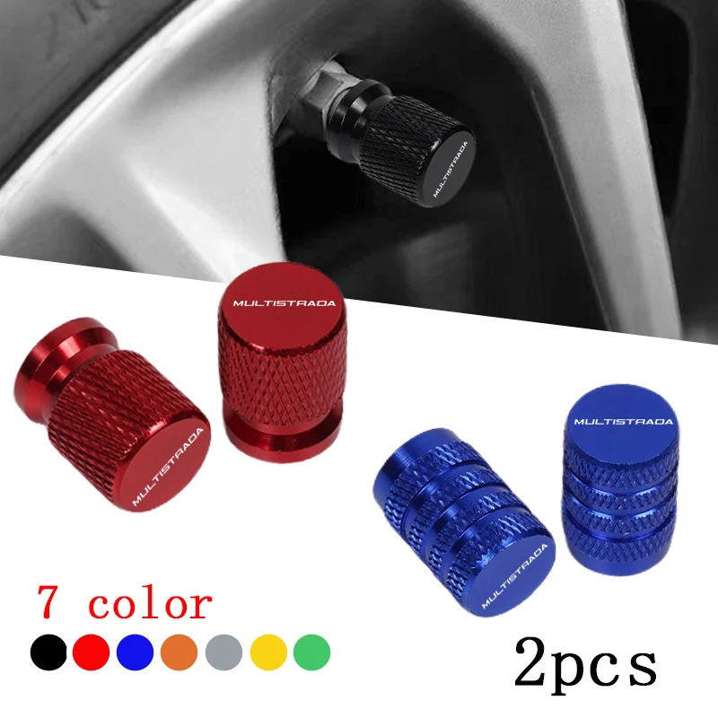 

For DUCATI Multistrada 950 1100 1260 1200 S GT 1200S V4 Accessories 2PCS Motorcycle Wheel Tire Parts Valve Stem Caps Cover