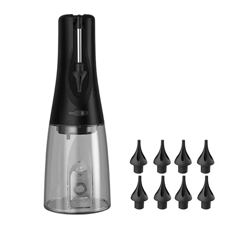 

B07B-Ear Wash Ear Wash With 3-Speed Earwax Ceaning And 8 Rinse Heads Ear Wash With 350Ml Water Tank