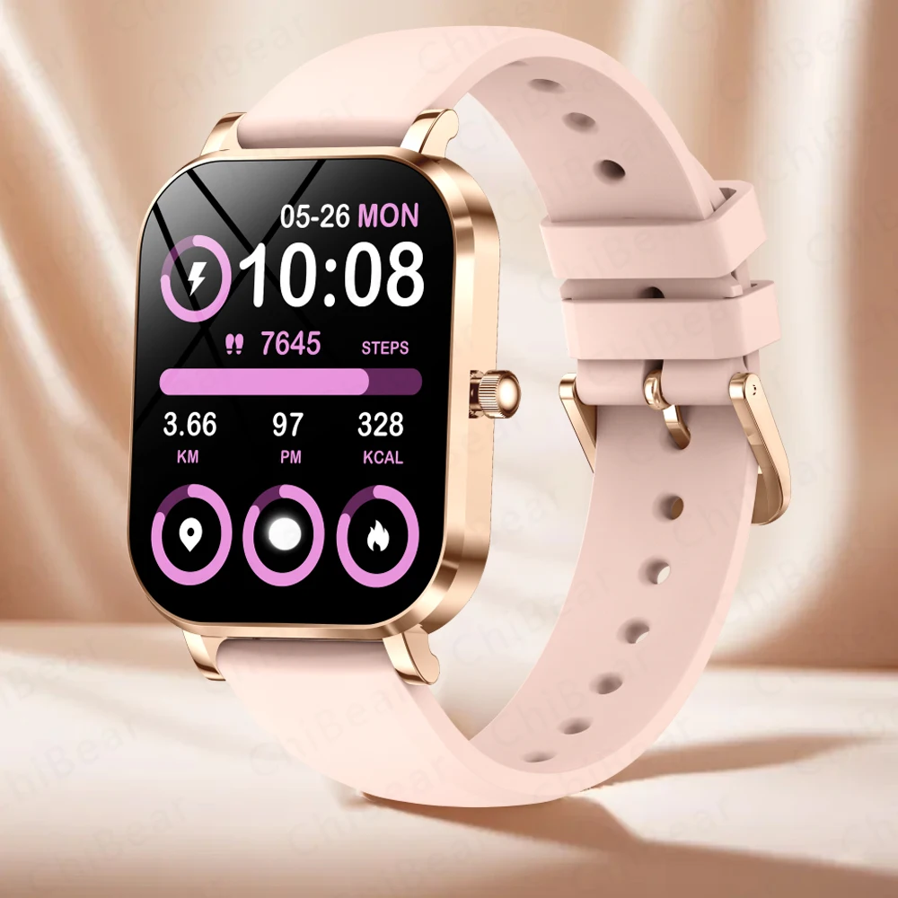 2025 New Xiaomi Fashion Women Smartwatch AMOLED HD Screen Heart Rate Blood Oxygen Monitoring BT Call Sports Smartwatch Woman