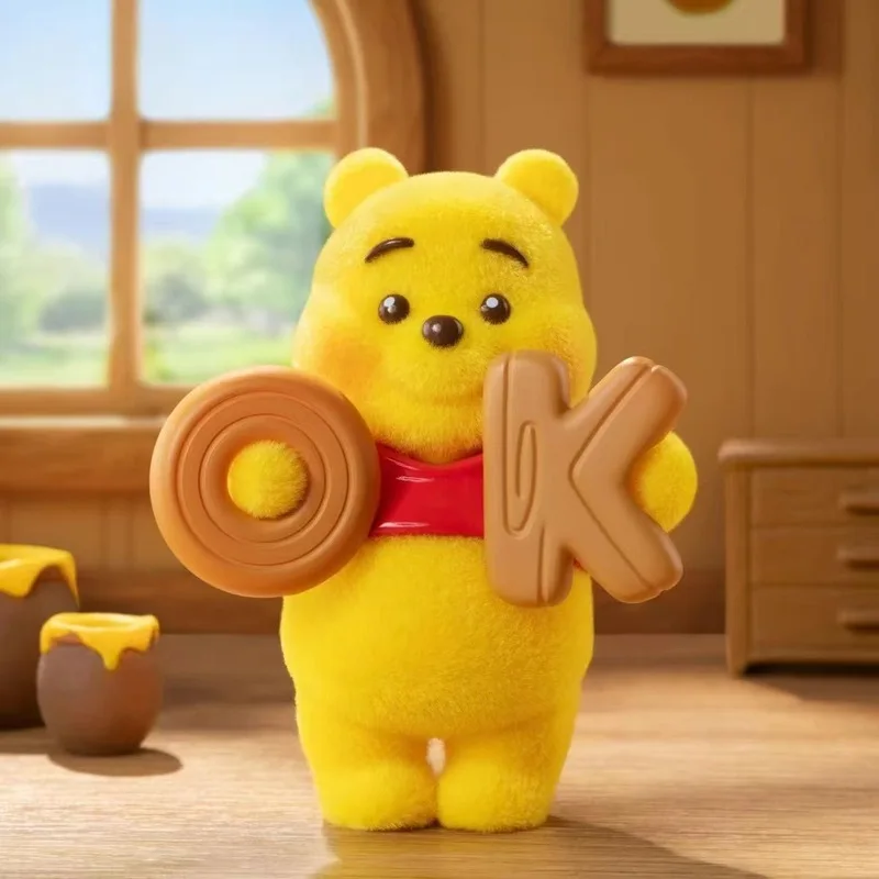 Echte Blindbox Winnie The Pooh Emoji-Serie Desktop-Ornament, exquisite und interessante Spielzeuge, niedliche Dekorationen, geheimnisvolle Box