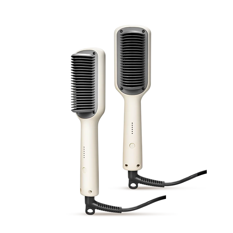 Smart Library Professional Home Use Hair Straightener Comb PTC Ceramic Fast Heating High Power Electric Flat Iron Hair Straighte