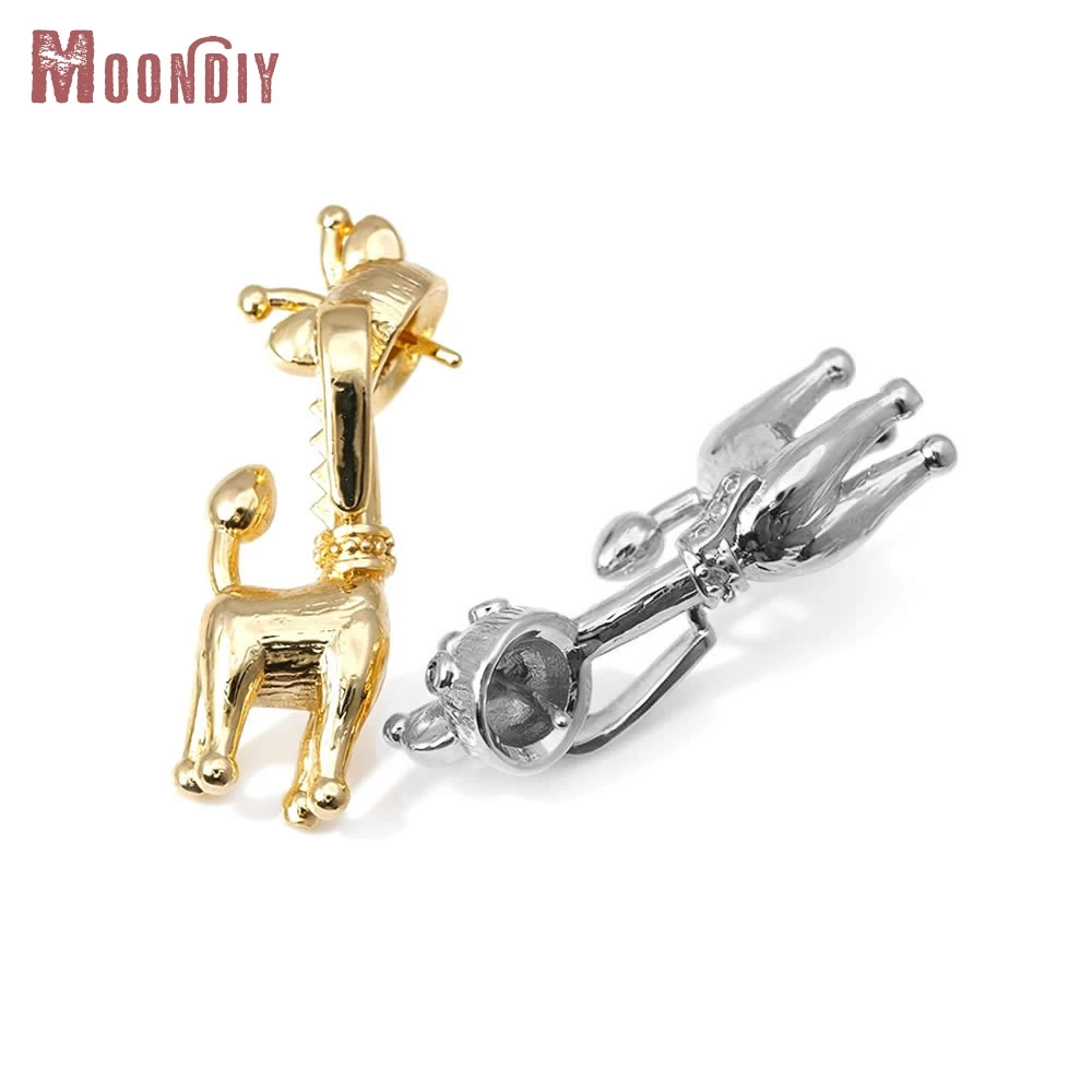 

4 шт. 28x9 мм 18 К золото цвет латунь циркон жираф подвески подвески высокое качество Diy ожерелье серьги аксессуары для изготовления ювелирных изделий