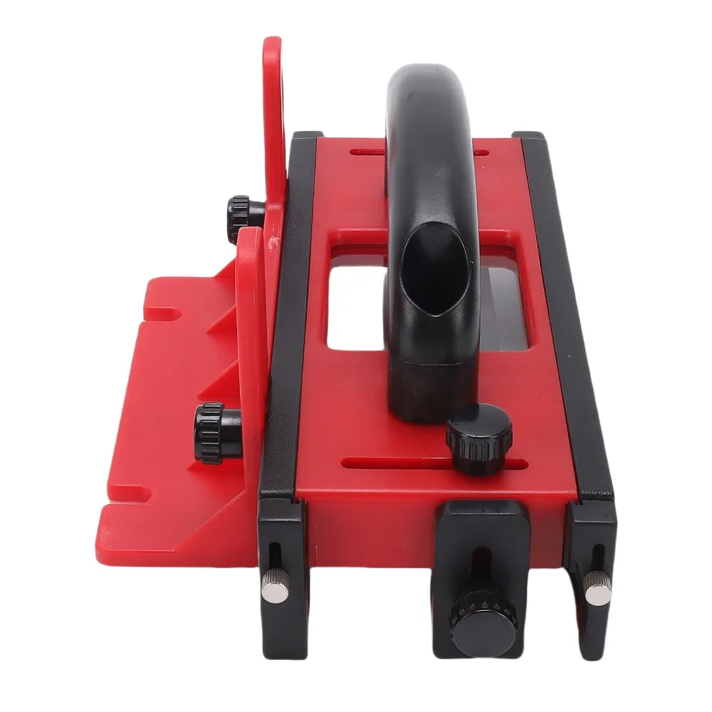 1Pcs ABS Router Table Push Block Transparent Window Metal Sliding Rod Table Saw Push Block 4 Non Slip Strips