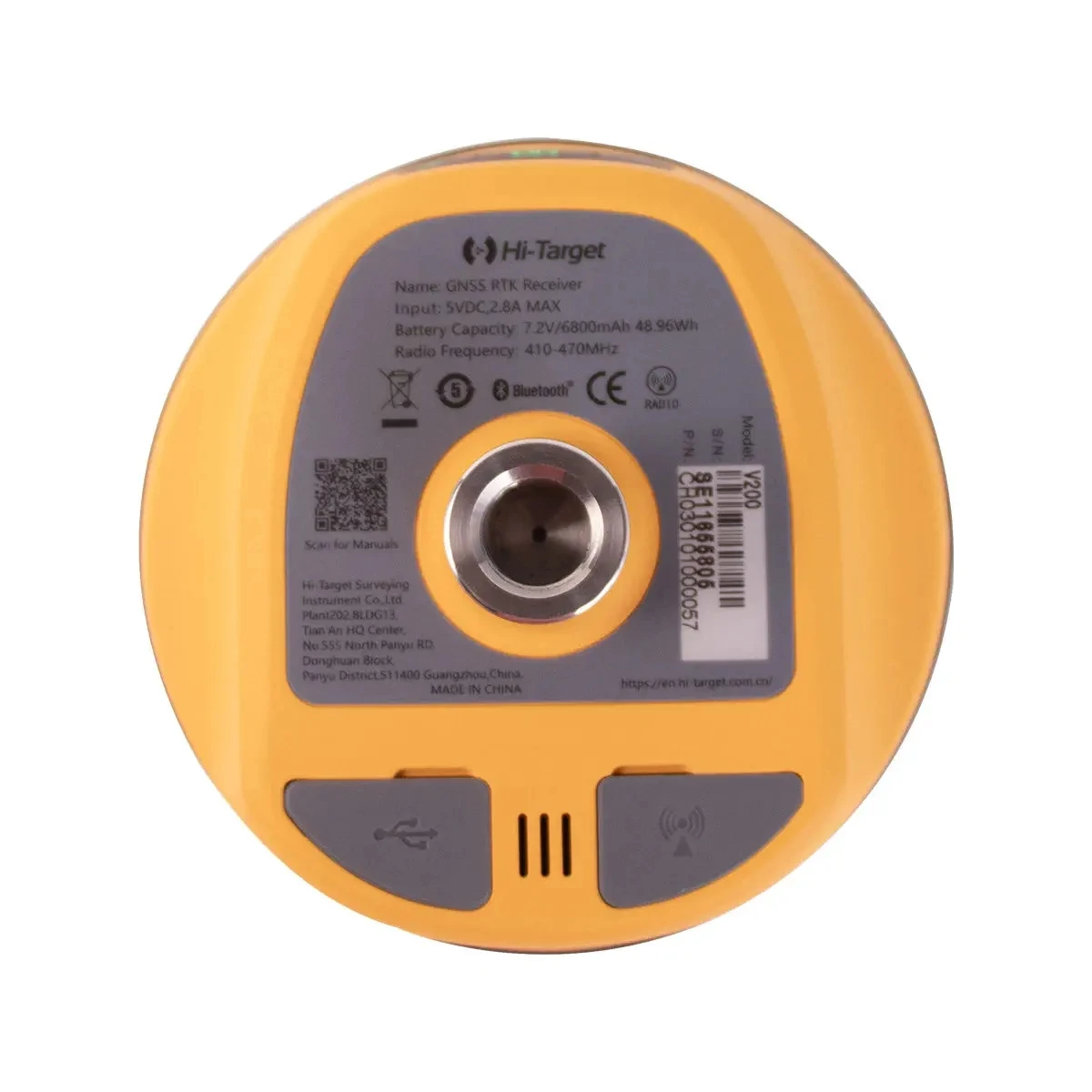 Hi Target V200 Base Station Gnss Rtk Advanced Rtk Engine Full-Constellation Tracking IMU Tilt Survey