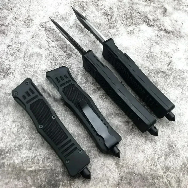 MICRO 616 Folding Pocket Knife 440C Blade Zinc Alloy Handle Outdoor Survival Portable Utility Multi-purpose Camping Knives Tools