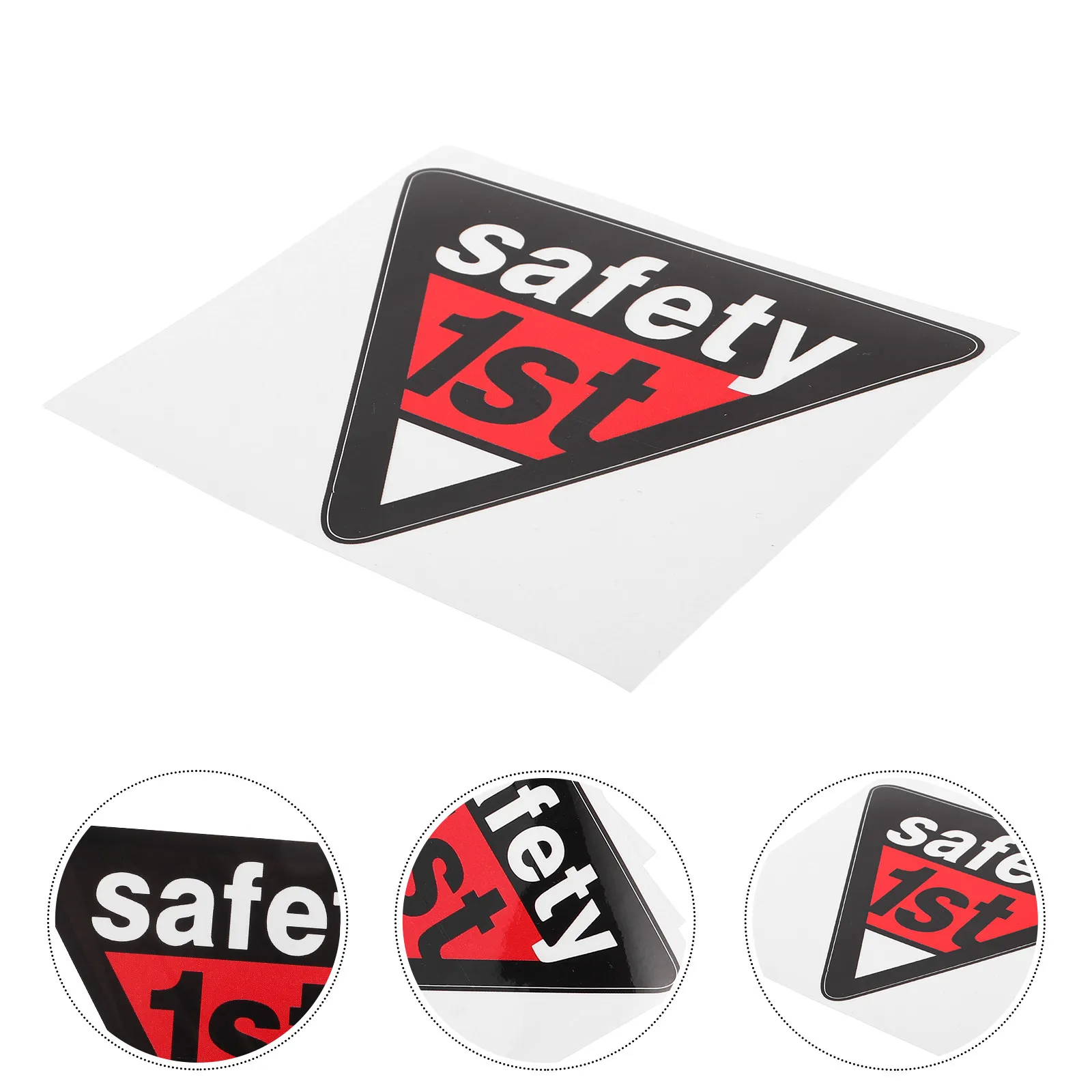 20Pcs Vinyl Car Stickers Decals Pack Creative Safety First Warning Signs for Vehicle Exterior Door Body Side Enhanced Night