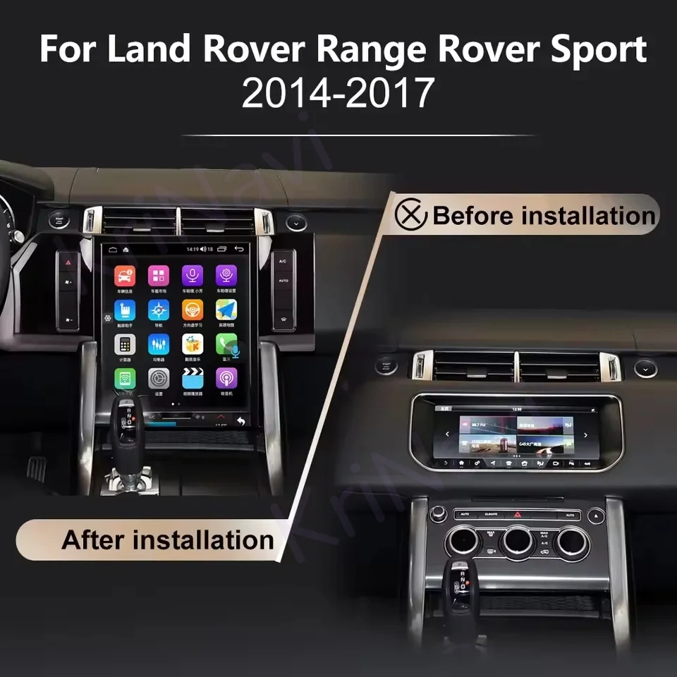 

15" Android For Land Rover Range Rover Sport 2014-2017 Car Radio Automotive Media Video Player Tesla screen Carplay GPS Stereo