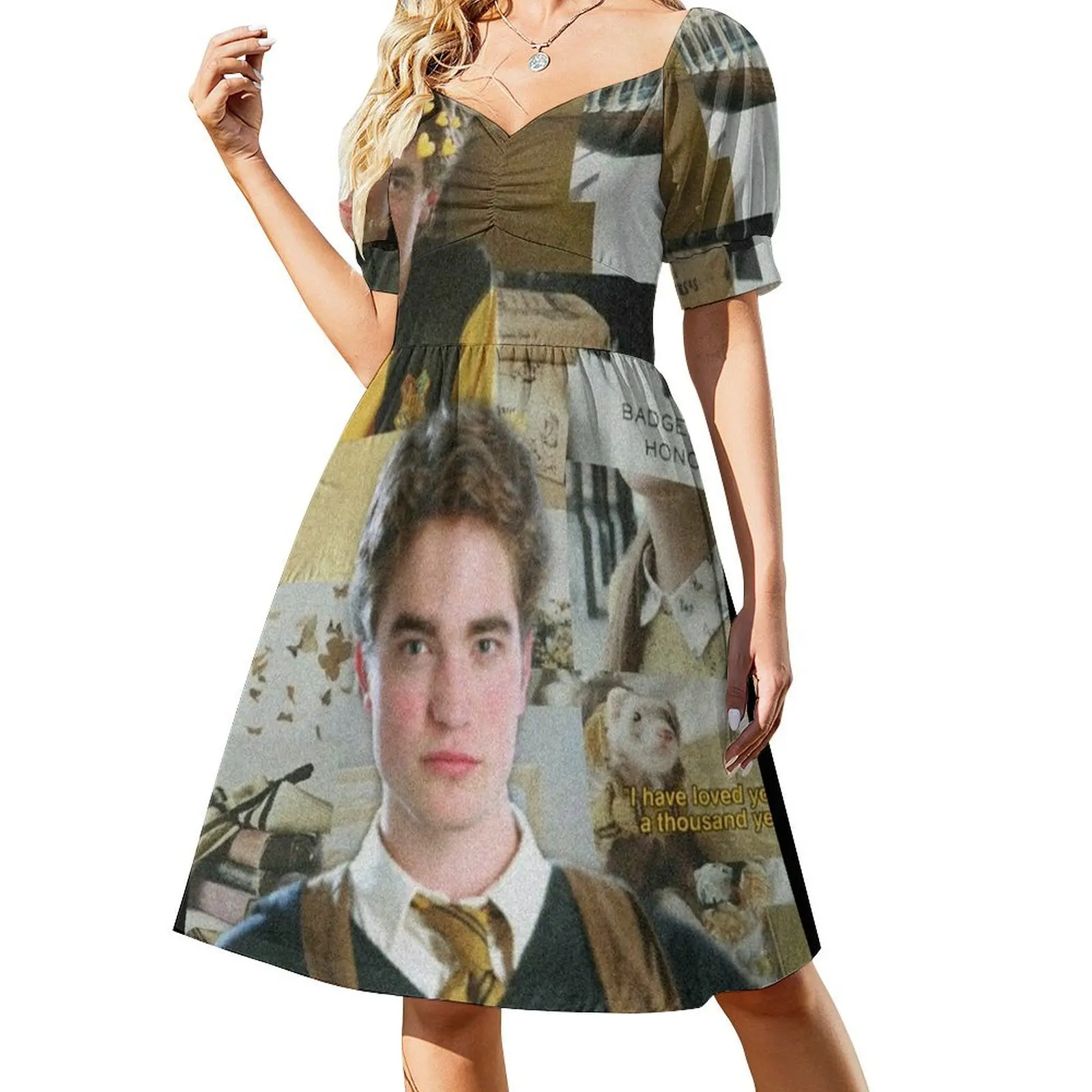 cedric diggory For Custom Kids Mask Tote Bag Pillow Shower Curtain Coaster Mug Case Phone Etc Short-Sleeved Dress