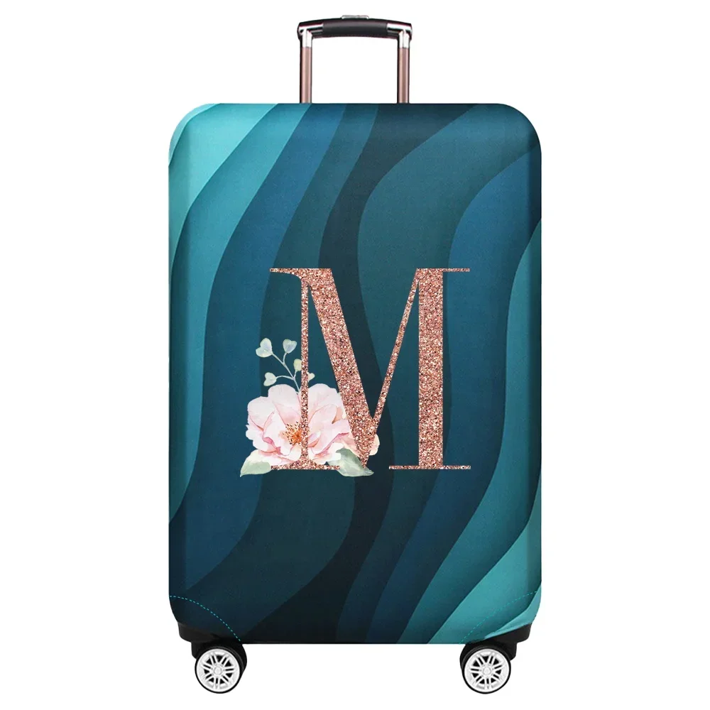 Suitcase Covers Trolley Box Cover Zipper Suit for 18-32 Inch Bag Stretch Fabric Dust Cover Travel Accessories Rose Gold Series