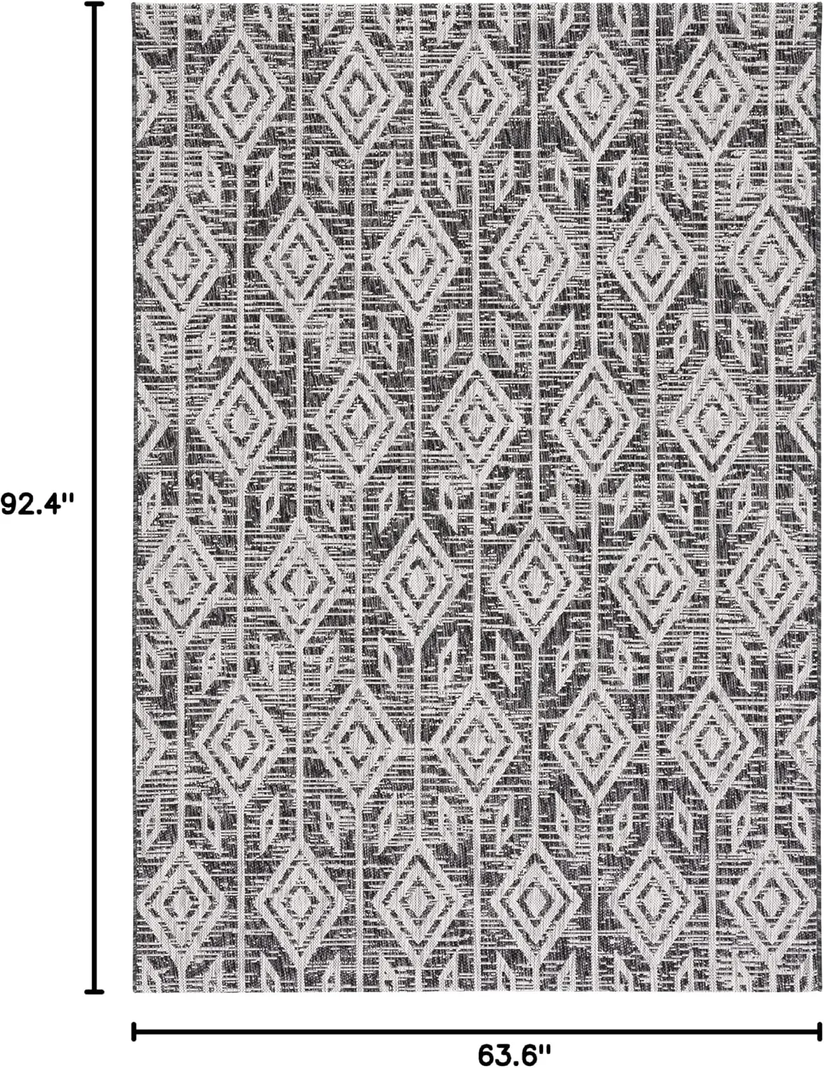 Washable Rug Outdoor Courtyard Collection - 5'3