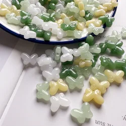 20pcs/Lot Mixed Butterfly Lampwork Beads Glass Glaze Beads for Jewelry Making Findings DIY Bracelet Earring Hairpin Accessories