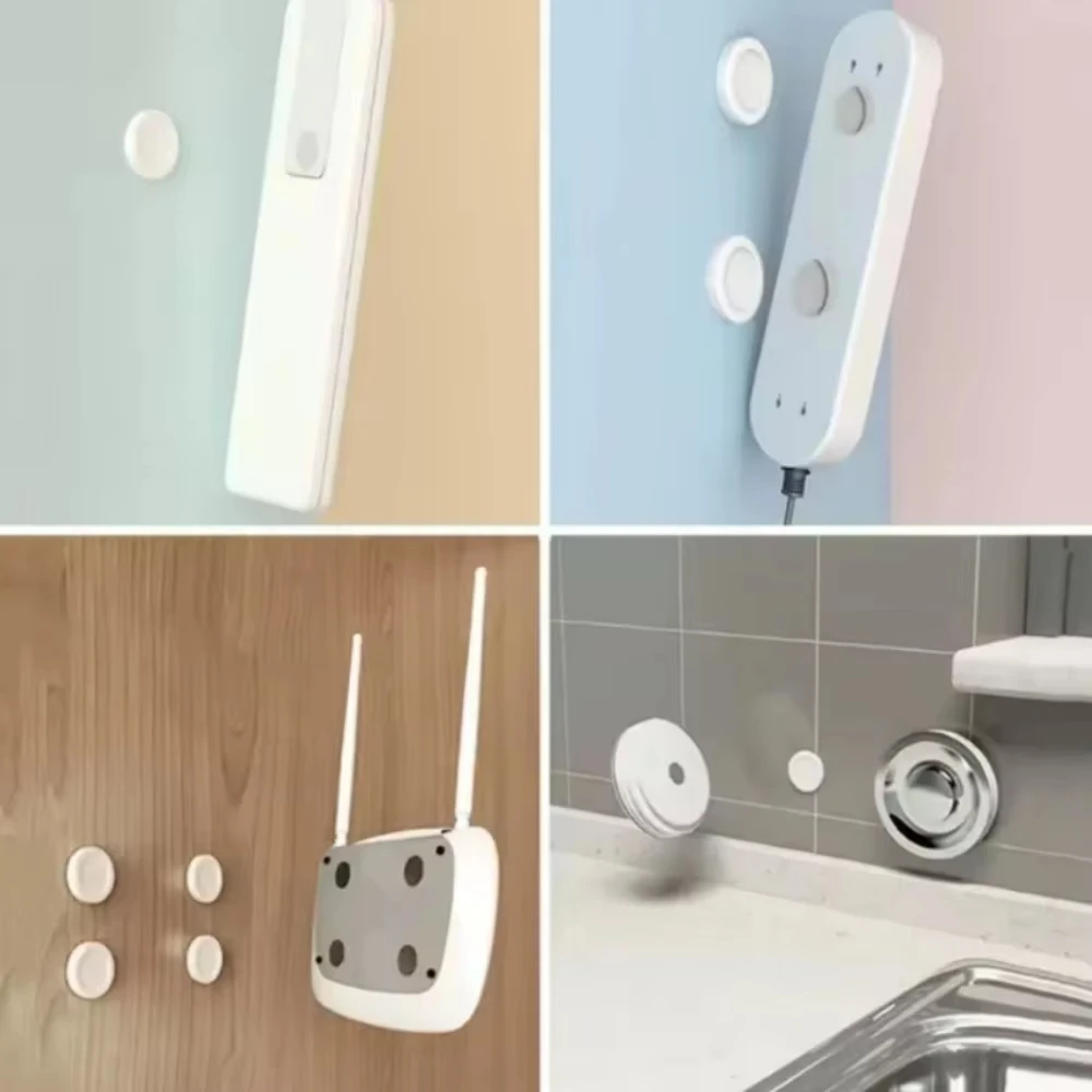 Magnetische Wandablage für Fernbedienungen selbstklebend ohne Bohren fester Halt kompaktes weißes Design passend für TV Klimaanlage DVD Steuergeräte Aufbewahrung für Haus Büro Hotel Wohnungen einfache Montage ohne Werk – Detail 20