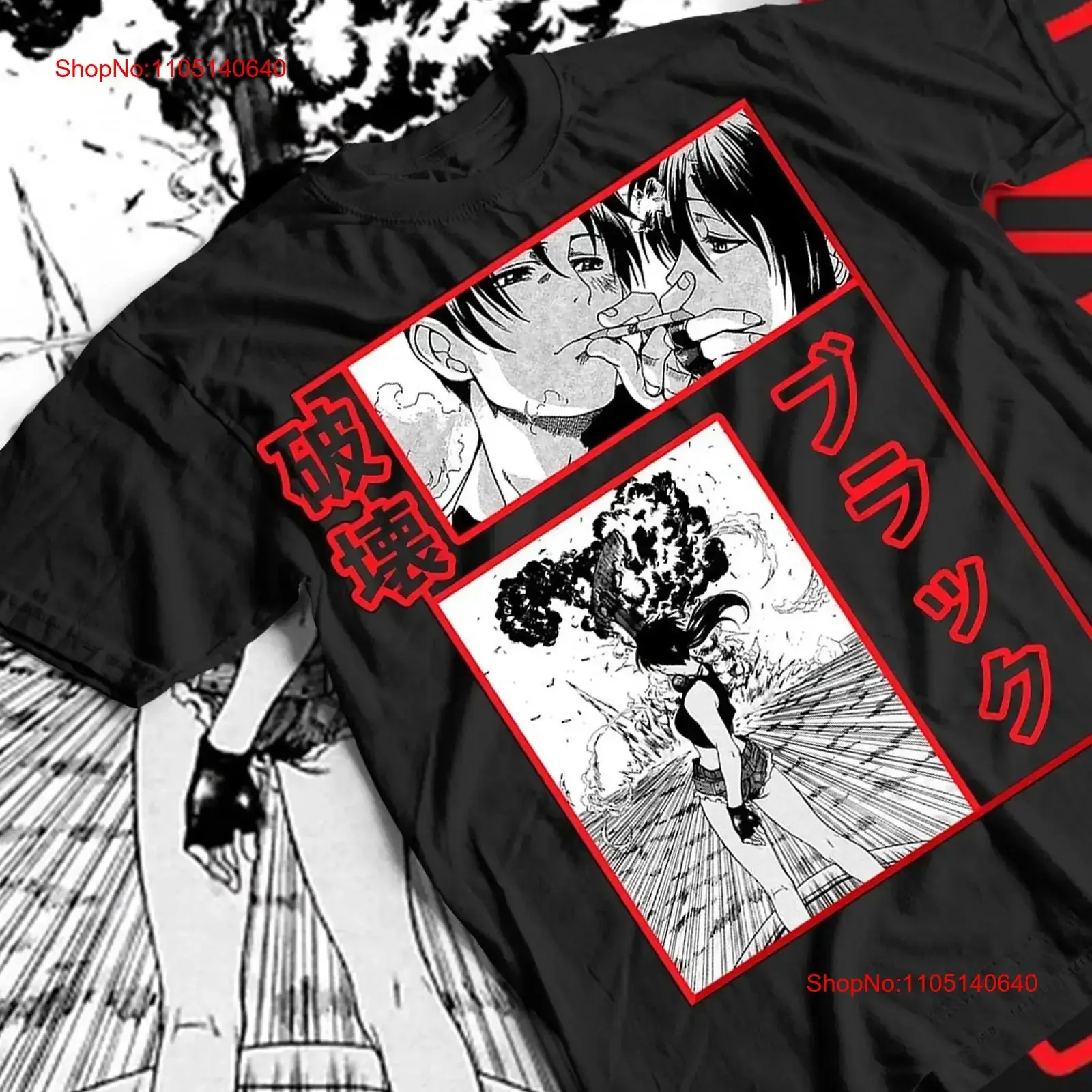 

Футболка BLACK LAGOON REVY AND ROKOROU LOVE Essential, винтажная стираная модная уличная одежда с рисунком, стильная мягкая