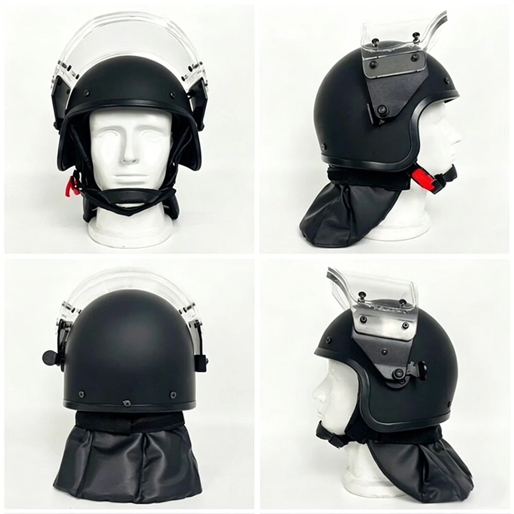 Soviet Russian Tactical Helmet ZSH-1-2M Heavy Duty Helmet Mask MVD Guard SH60 Welding Remounted Helmet with Neck Protection