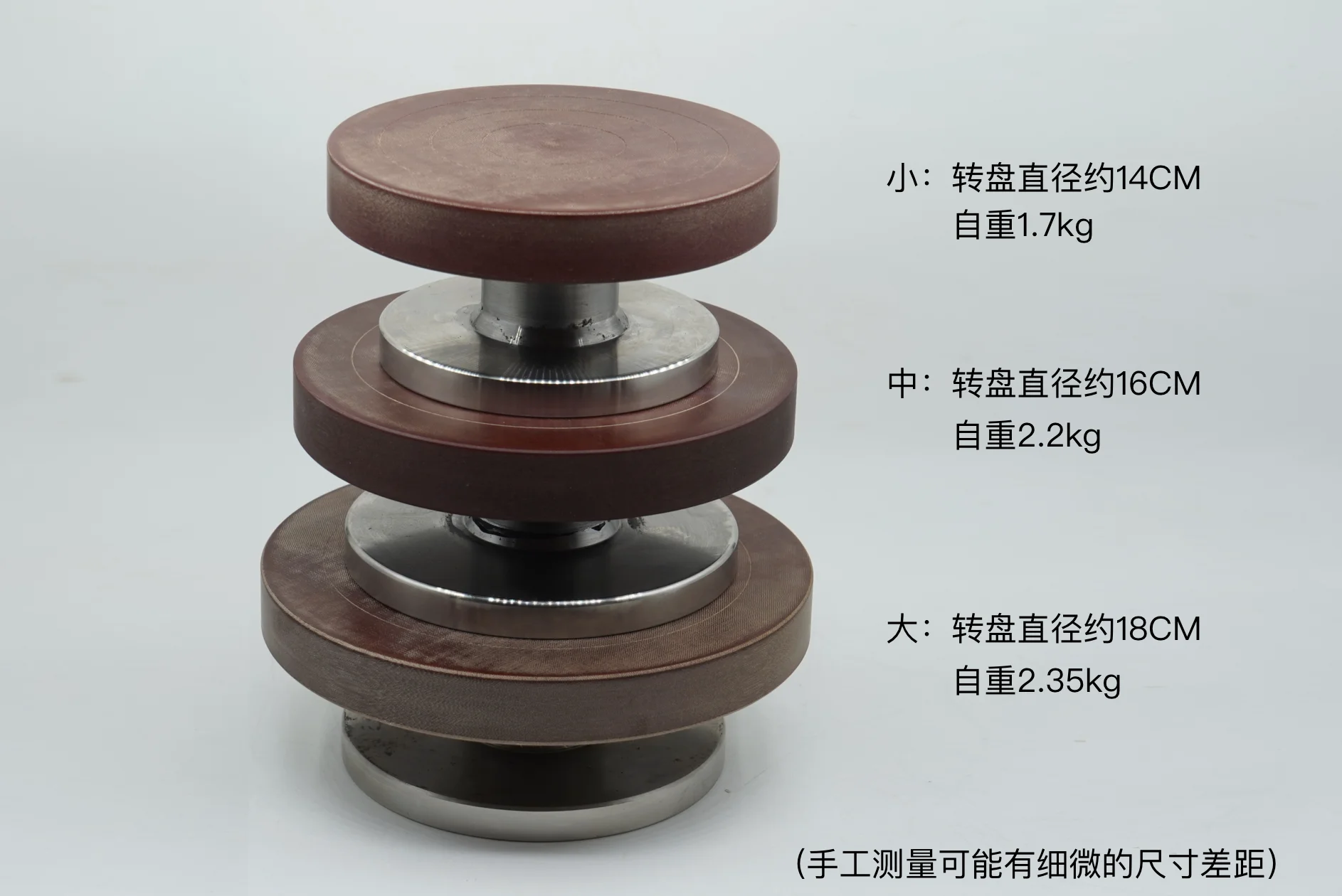 Reversible Pottery Turntable for Clay Modeling, Engraving, Painting – Craft Rotating Stand