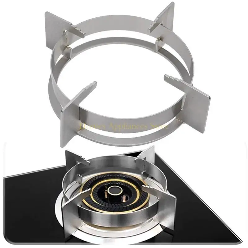 

D0AB нержавеющая сталь ветропроницаемая газопроницаемая стойка для газовой плиты Держатель поддерживает подставка