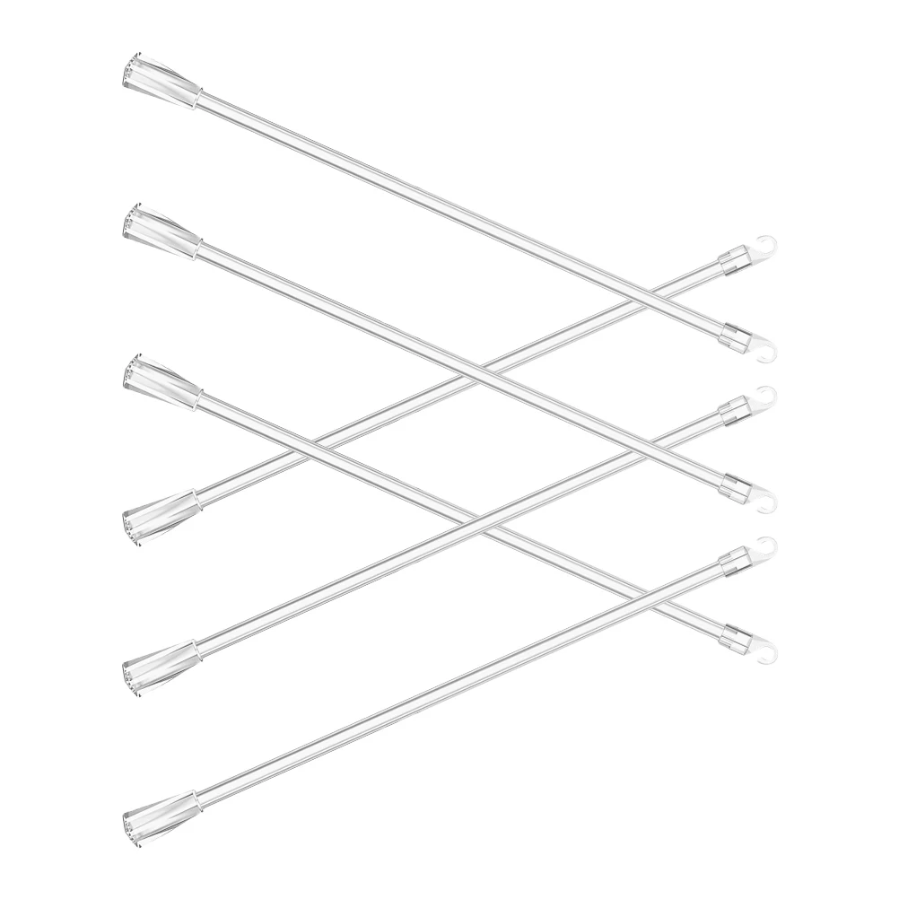 

6Pcs Blind Wand Vertical Blind Accessories Clear Plastic Rod Hook Replacement Window Tilt Stick Pull Rod