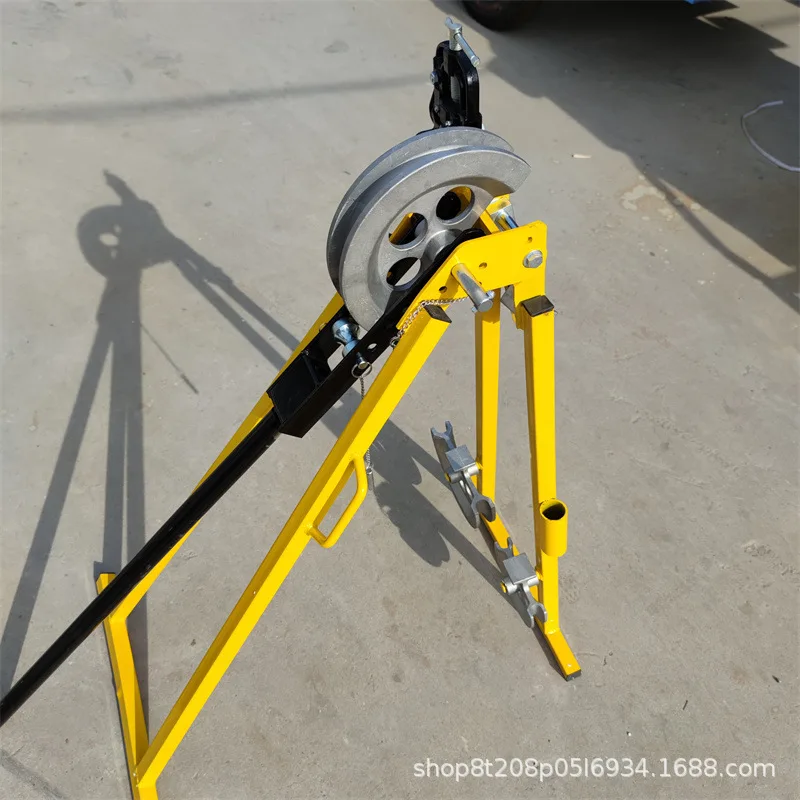 تركيب الدائرة الكهربائية SWG-32 آلة ثني الأنابيب اليدوية قوس الانحناء معدات التبريد التعدين السلس #4