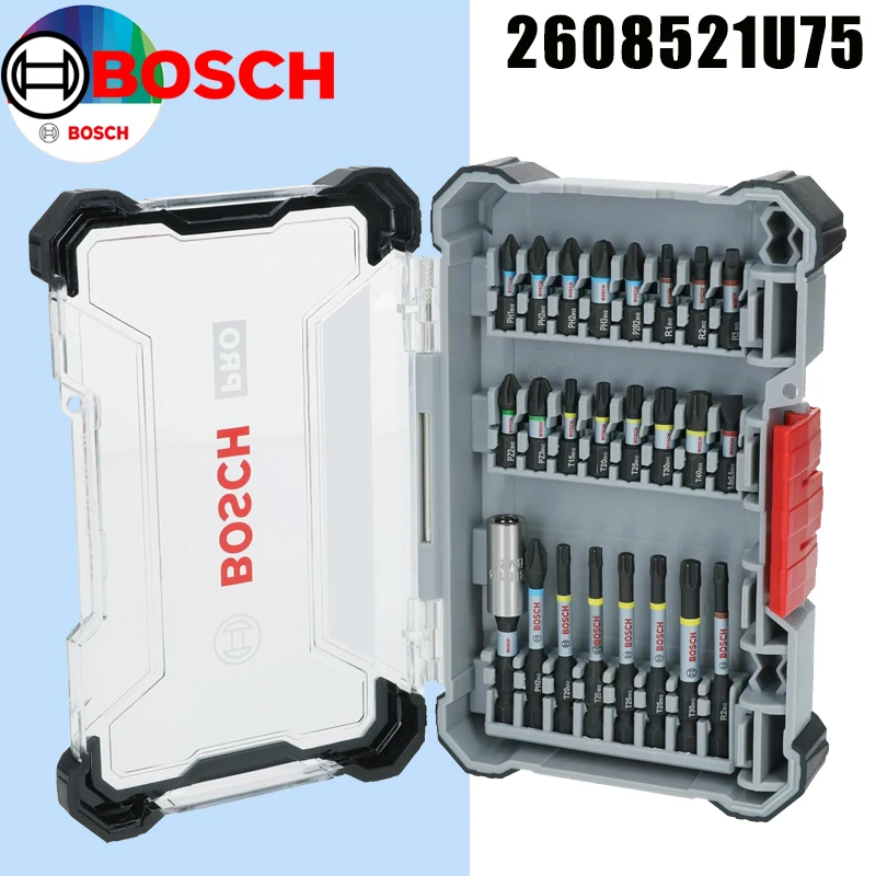BOSCH 2608521U75 Pro Impact Screwdriver Bit Set For 50x Robust Extra Hard Power Tool Accessories 24pcs