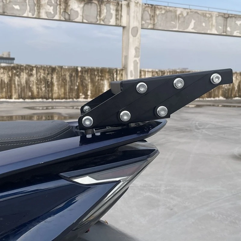 

The Folding Tail Frame Is Used for The Rear Shelf of The Motorcycle Back Trunk Telescopic Sliding Mobile Tail Frame