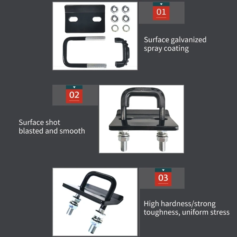 Heavy Duty Hitch Tightener Stabilizer Antirattle Clamp Reduces Movement Suitable for Cargo Carriers Bike Racks Trailers