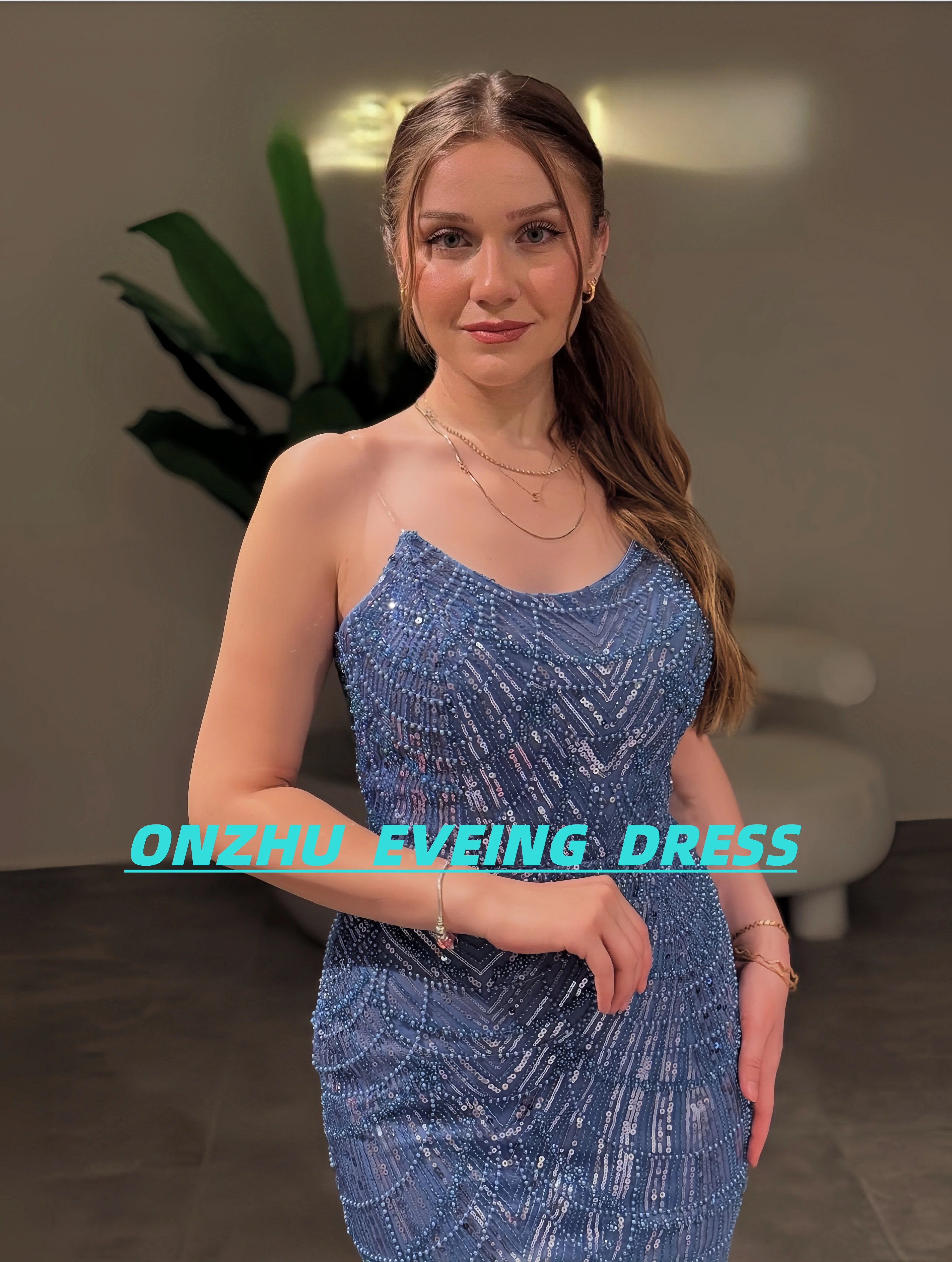 Customized strapless and sleeveless mermaid bead luxury evening dresses dresses for special occasions Dresses gala