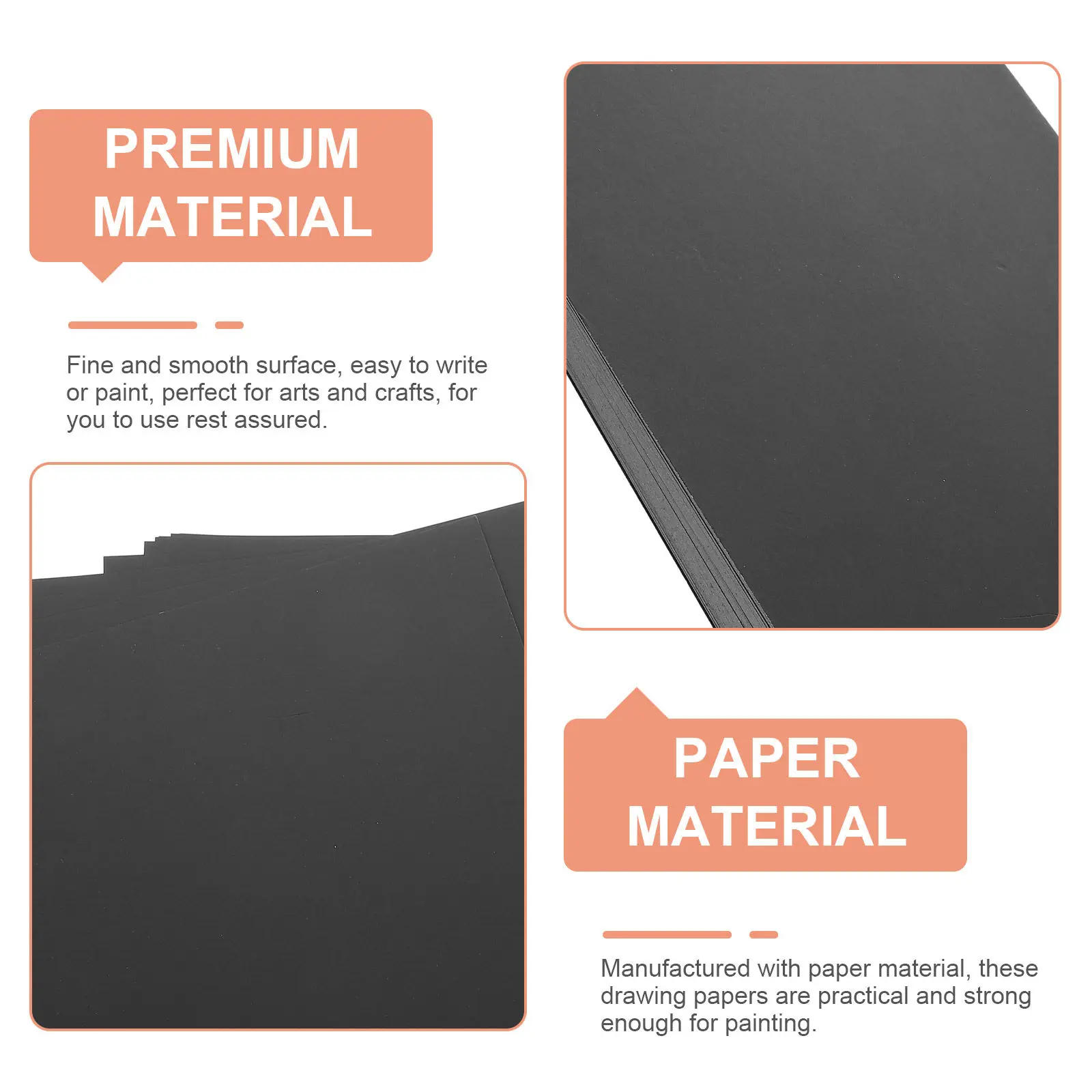 

50 листов плотной бумаги для рисования для детей, бумага для творчества, скетчинга, рисования, для школы и домашнего использования