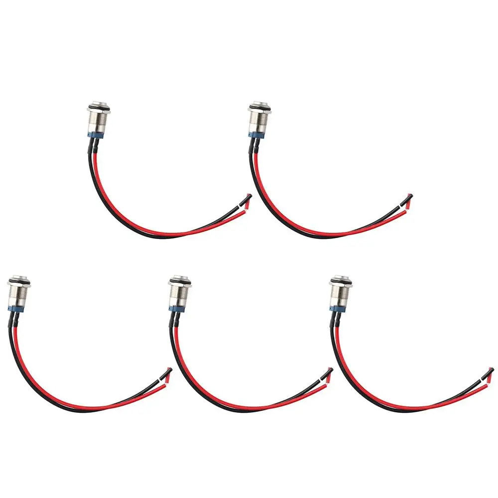 Widely Application 12mm Push Button Switch Latching Self-Locking Prewired On Off