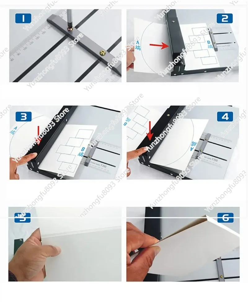 Y350 Manual Paper Creasing Machine with A Crease Length of 351mm DIY Album Cover A3A4 Paper Indentation