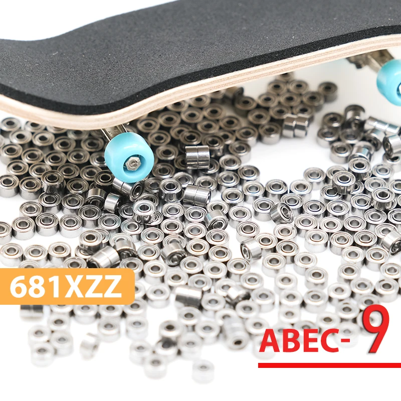 

10Pcs High Quality Fingerboard Bearing 681Xzz 1.5x4x2mm Bearings for Fingerboard Truck Toy 681Xzz ABEC-9 Smooth Quiet