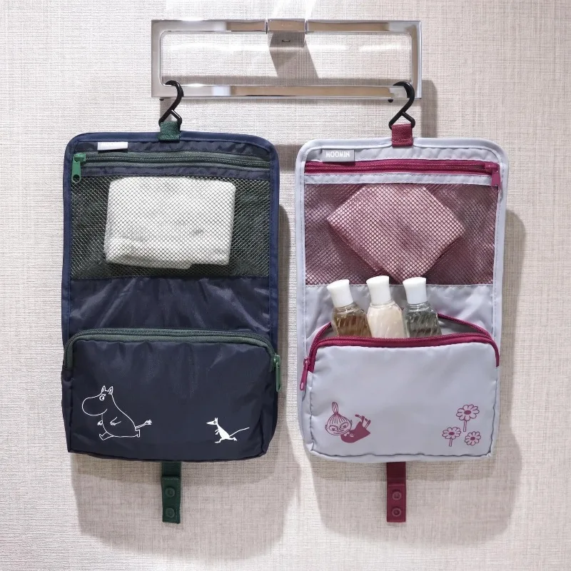 Cartoon-Print Hängende Reise-Kulturtasche, wasserdicht, faltbar, Kosmetik-Organizer mit Haken, große Kapazität, Waschbeutel